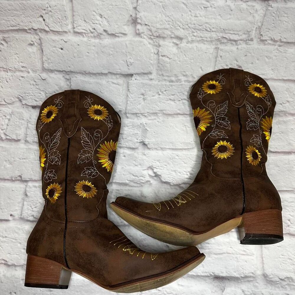Cowboy boots sunflower sz 39 - Picture 5 of 7
